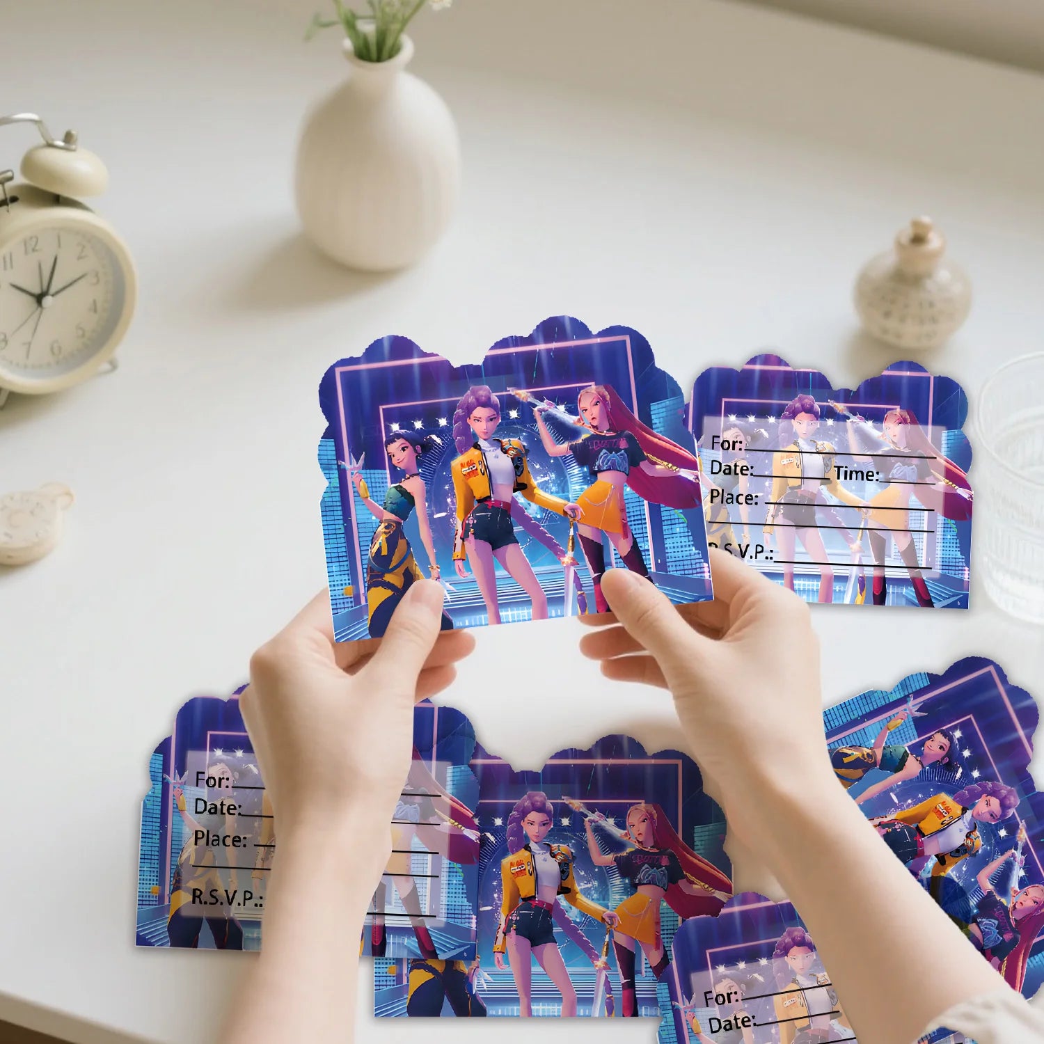 Carte Invitation Anniversaire Enfant – Mini Carte Festive Baby Shower & Fête