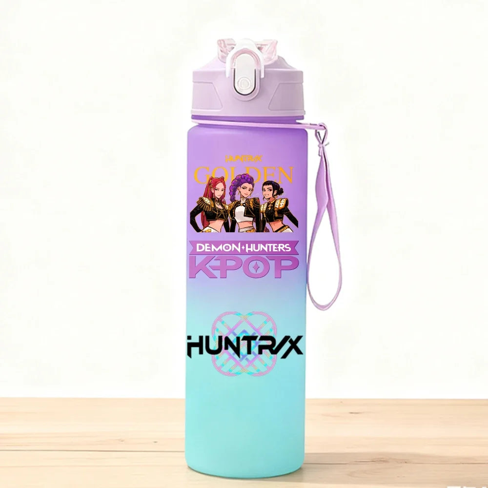 Gourde Sport Enfant Cartoon 750 ml – Bouteille Eau Portable avec Paille