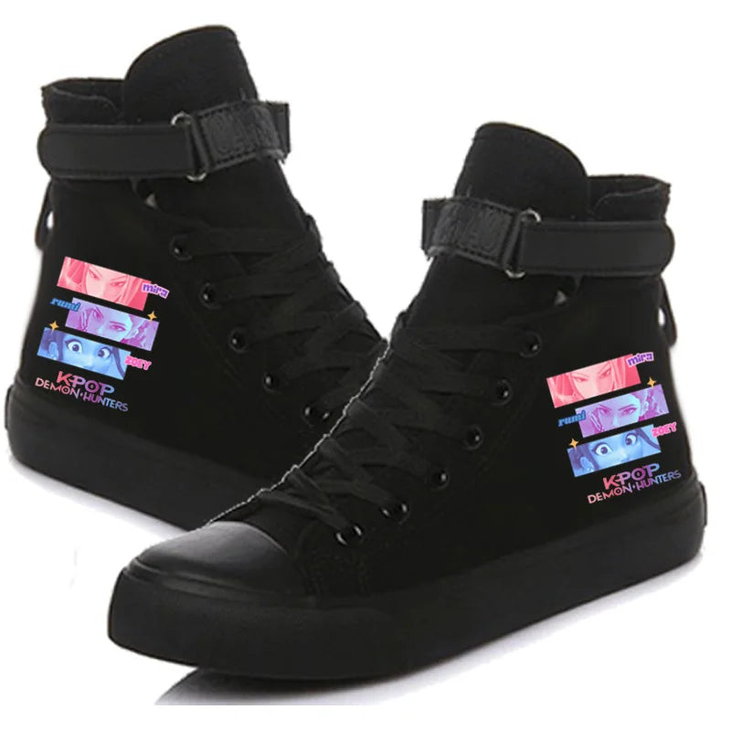 Baskets Montantes Streetwear k-pop – Sneakers Urbaines Casual Tendance