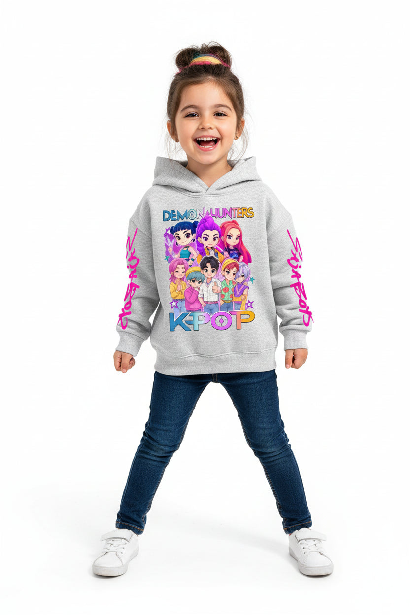Sweat à Capuche Enfant Léger – Style Cartoon Fantasy K-pop Mi-saison