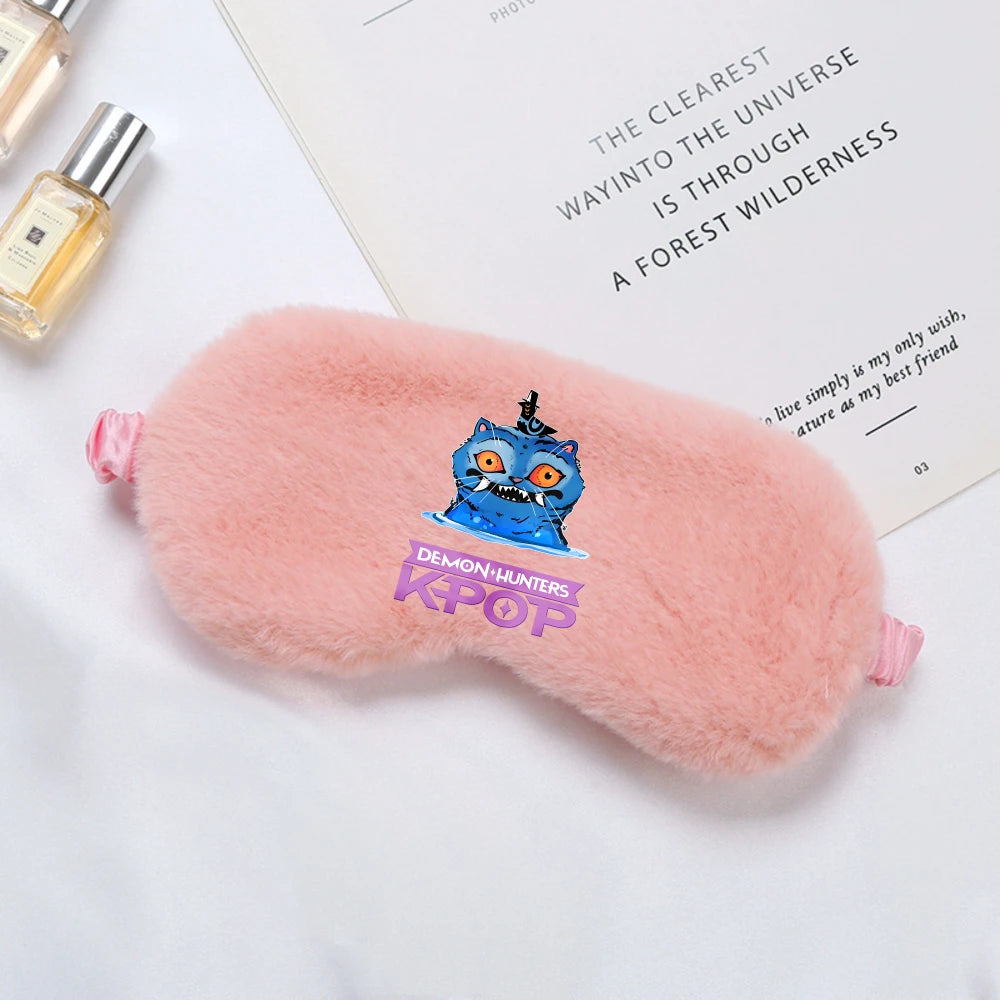 Masque de Sommeil Kawaii Peluche – Cache-Yeux Enfant & Adulte Doux et Confortable