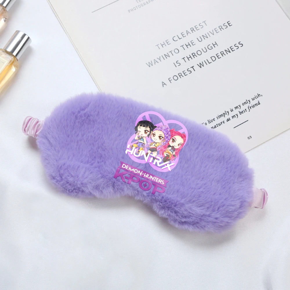 Masque de Sommeil Kawaii Peluche – Cache-Yeux Enfant & Adulte Doux et Confortable