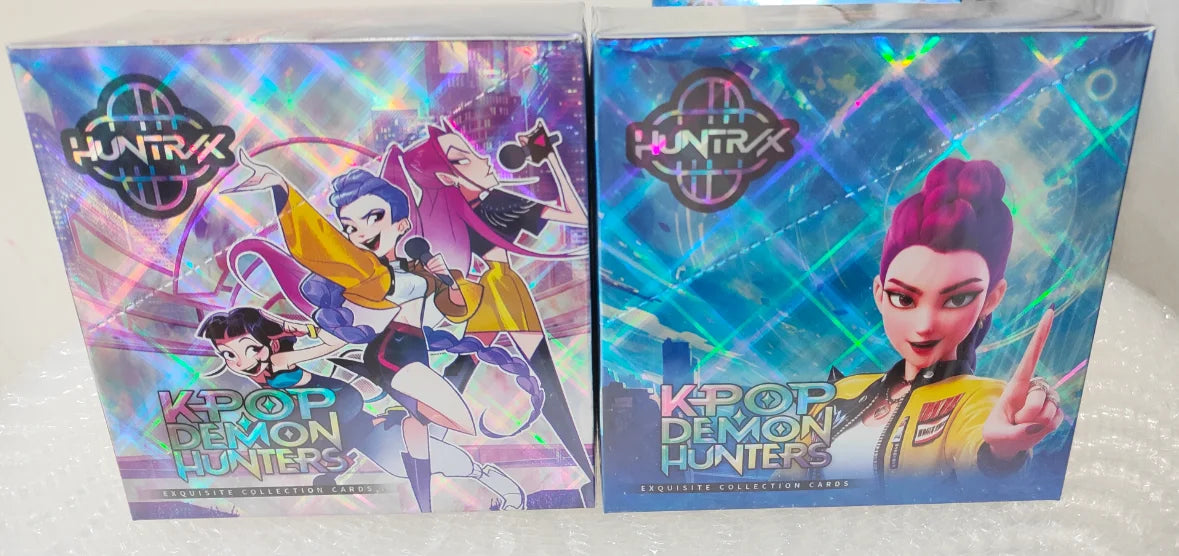 Coffret 30 Booster Cartes K-Pop Demon Hunters – Cartes Rare Anime Collection Blind Box