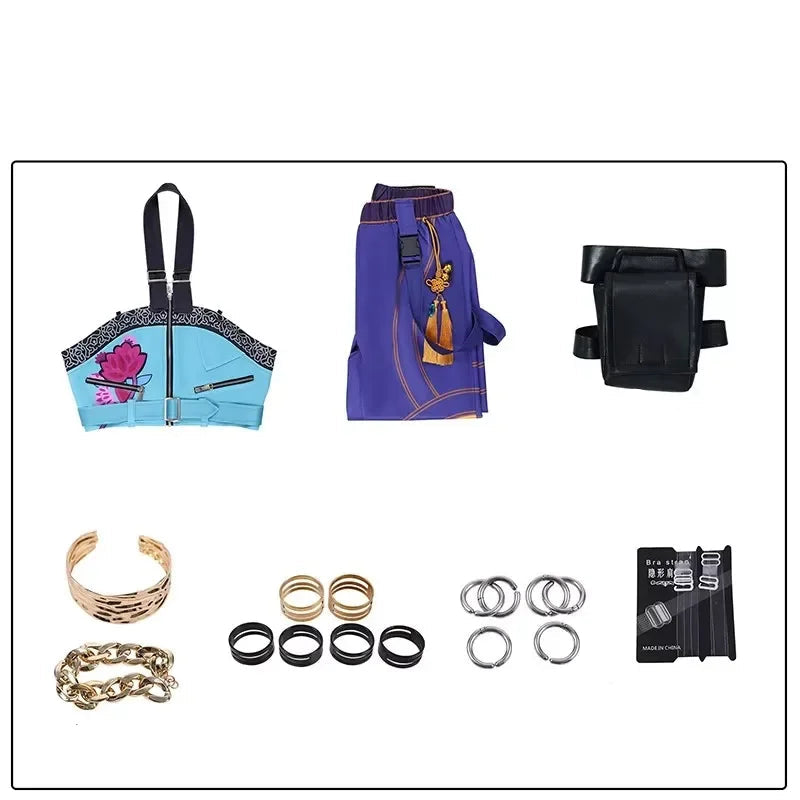 Déguisement Cosplay Fille Chanteuse Fantasy K-pop – Robe de Fête Enfant