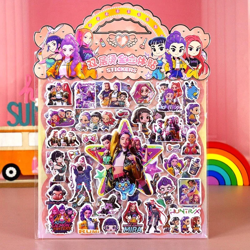 Stickers 3D Waterproof Enfant – Lot de 1, 3 ou 6 Autocollants Décoratifs DIY