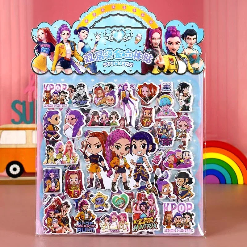 Stickers 3D Waterproof Enfant – Lot de 1, 3 ou 6 Autocollants Décoratifs DIY