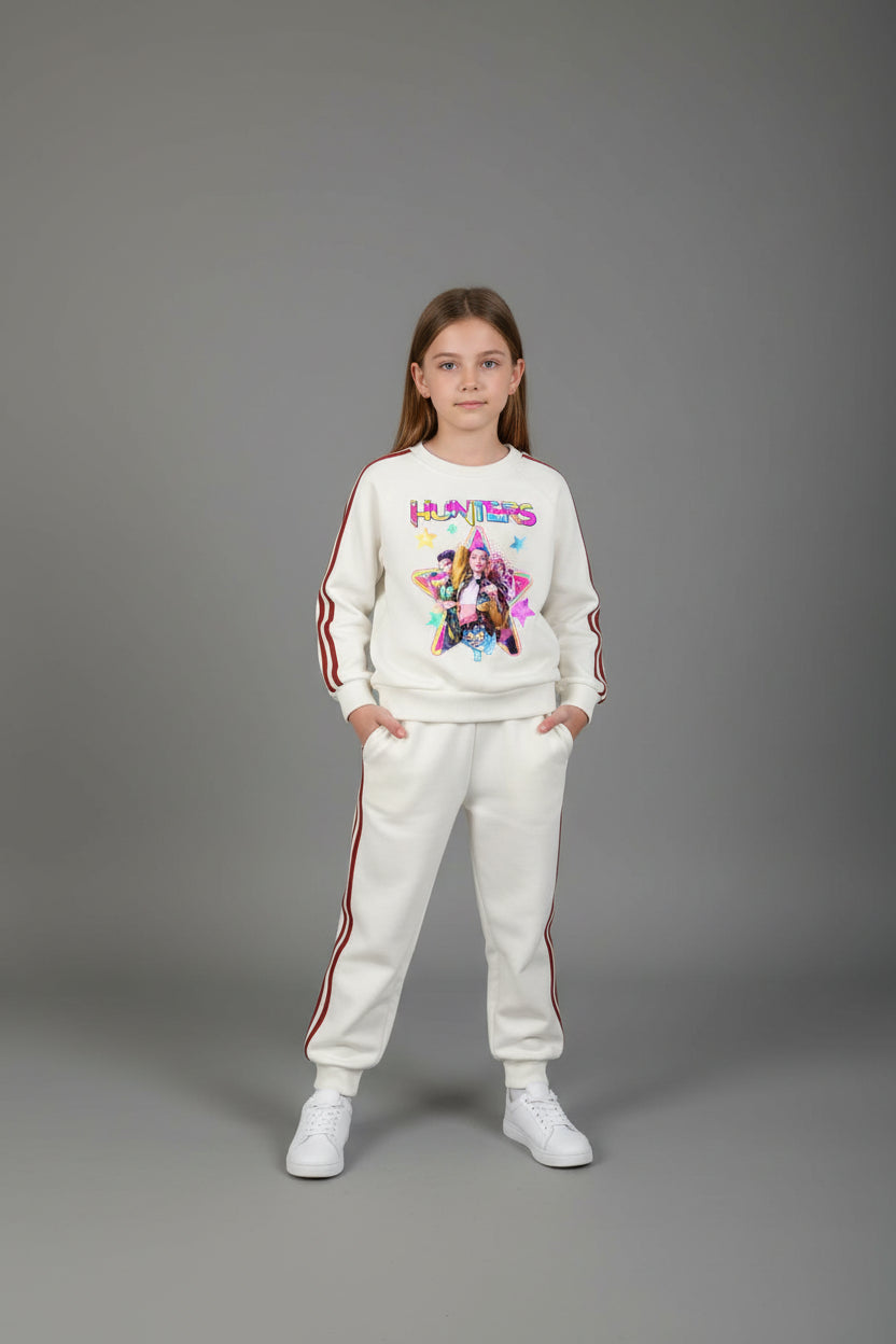 Ensemble Enfant Printemps – Kpop Demon Hunters 2 Pièces Sweatshirt Cartoon