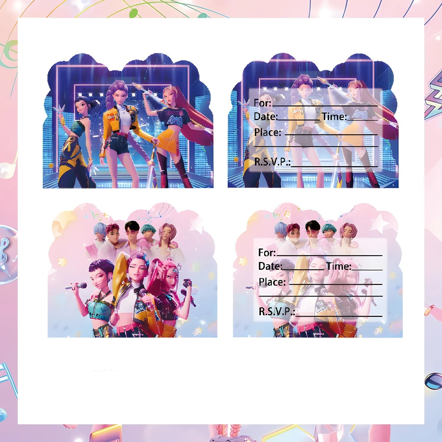 Carte Invitation Anniversaire Enfant – Mini Carte Festive Baby Shower & Fête