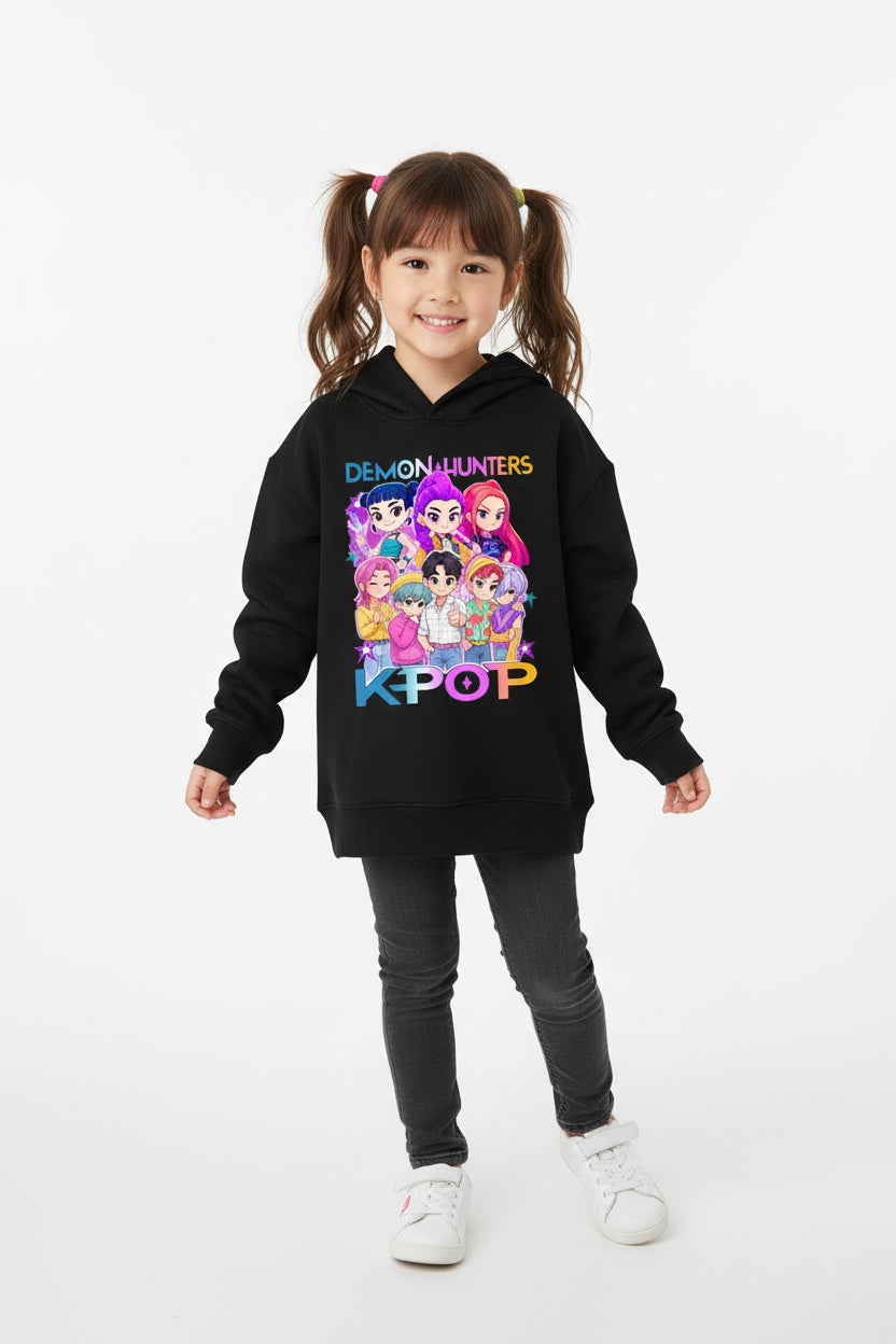 Sweat à Capuche Enfant – Style Cartoon Fantasy K-pop Chaud et Tendance
