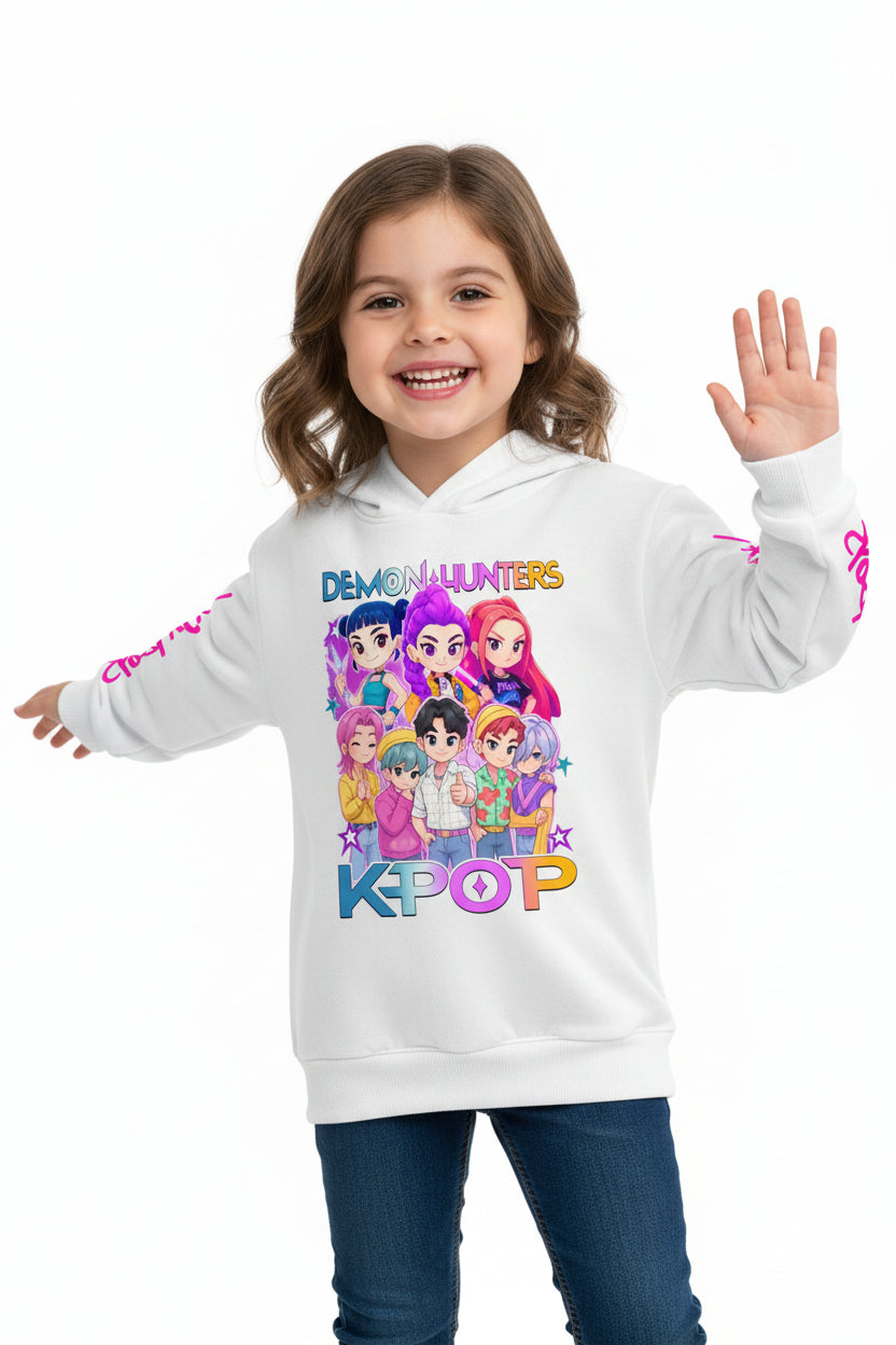 Sweat à Capuche Enfant Léger – Style Cartoon Fantasy K-pop Mi-saison