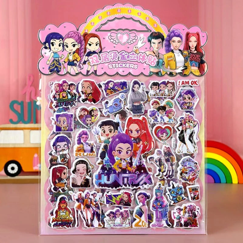 Stickers 3D Waterproof Enfant – Lot de 1, 3 ou 6 Autocollants Décoratifs DIY