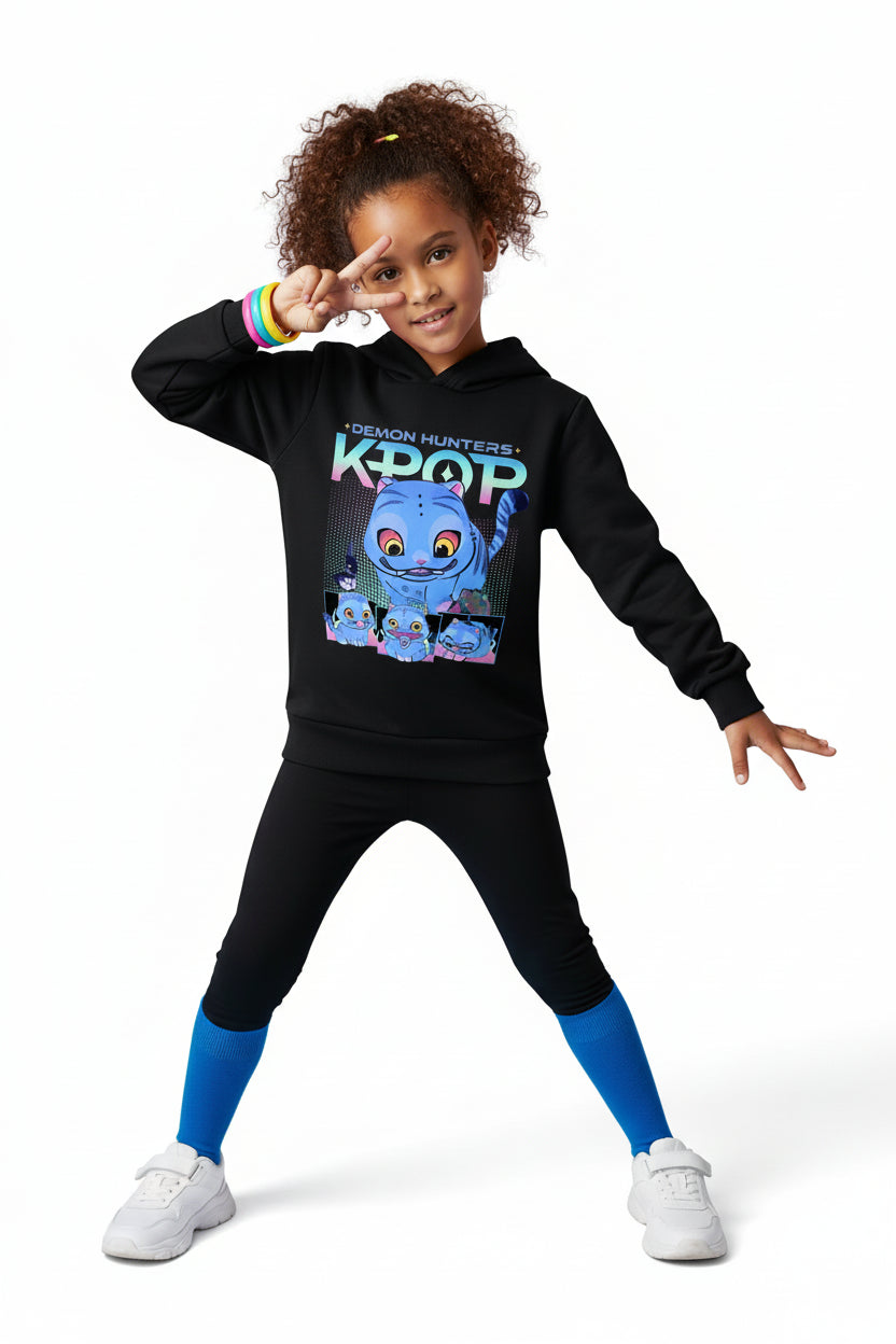 Sweat à Capuche Garçon – Style Cartoon Fantasy K-pop Chaud et Décontracté