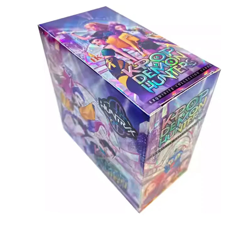 Coffret 30 Booster Cartes K-Pop Demon Hunters – Cartes Rare Anime Collection Blind Box