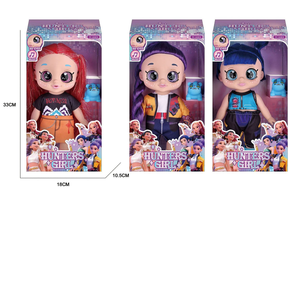 Poupée Style K-pop Hunters – Figurine Fantaisie Enfant Yeux 5D