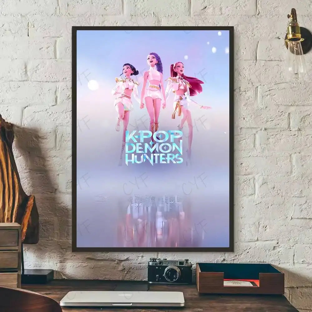 Poster Mural Style Anime Pop – Affiche Décorative Waterproof Esthétique