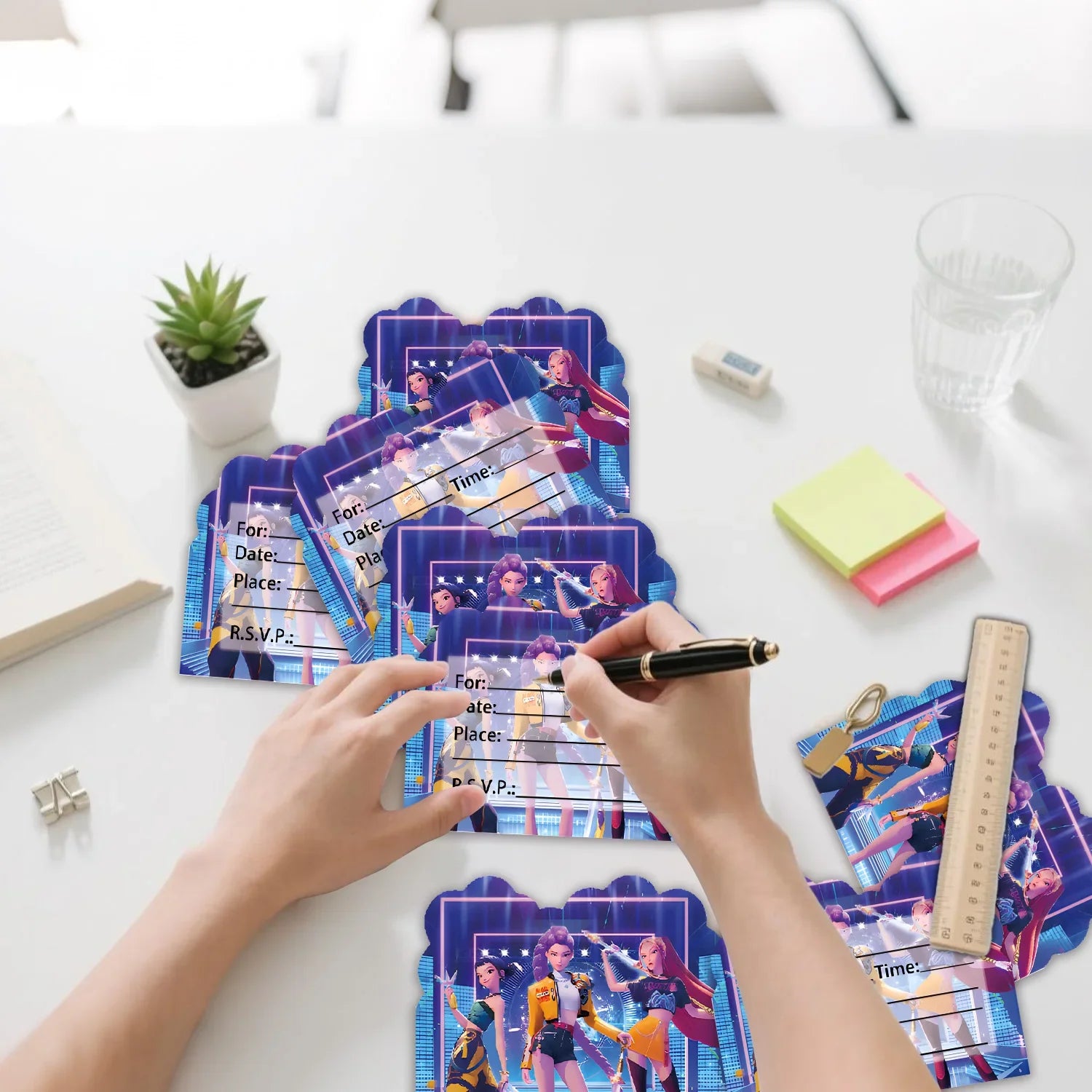 Carte Invitation Anniversaire Enfant – Mini Carte Festive Baby Shower & Fête