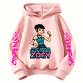 Sweat à Capuche Enfant Manches Longues – Style Fantasy K-pop Démon Cartoon Confortable