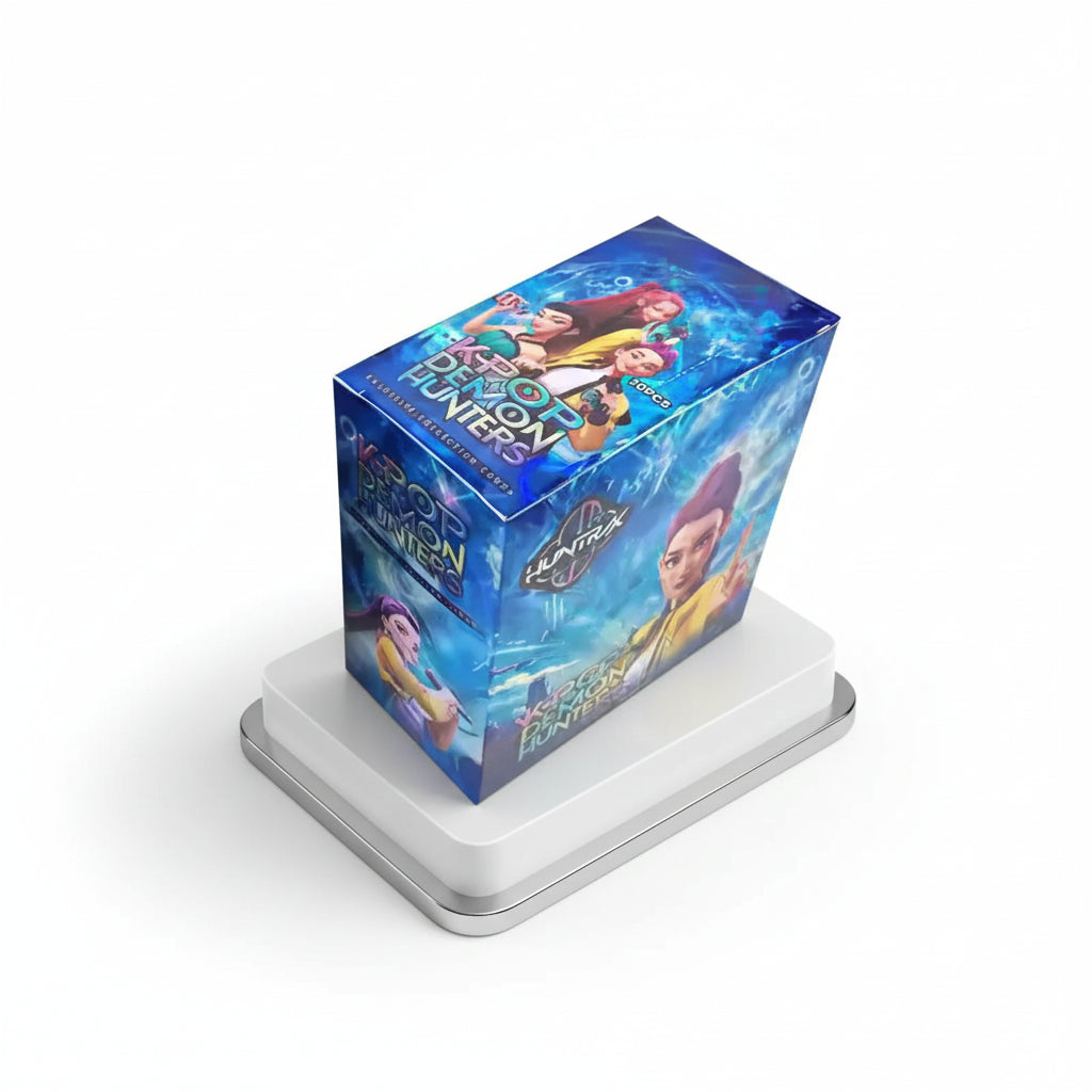 Coffret 30 Booster Cartes K-Pop Demon Hunters – Cartes Rare Anime Collection Blind Box