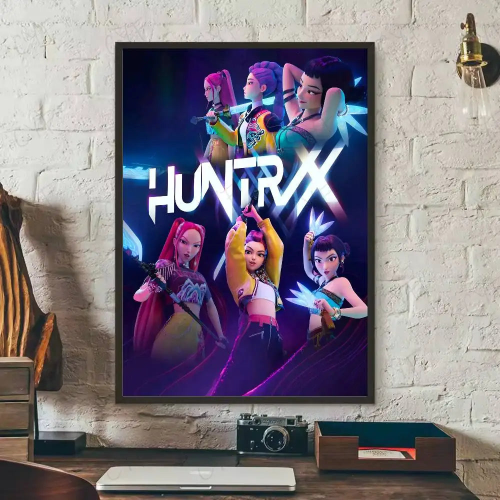 Poster Mural Style Anime Pop – Affiche Décorative Waterproof Esthétique