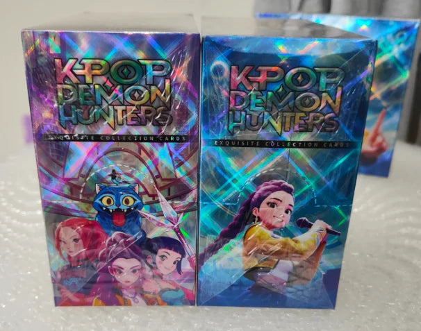 Coffret 30 Booster Cartes K-Pop Demon Hunters – Cartes Rare Anime Collection Blind Box